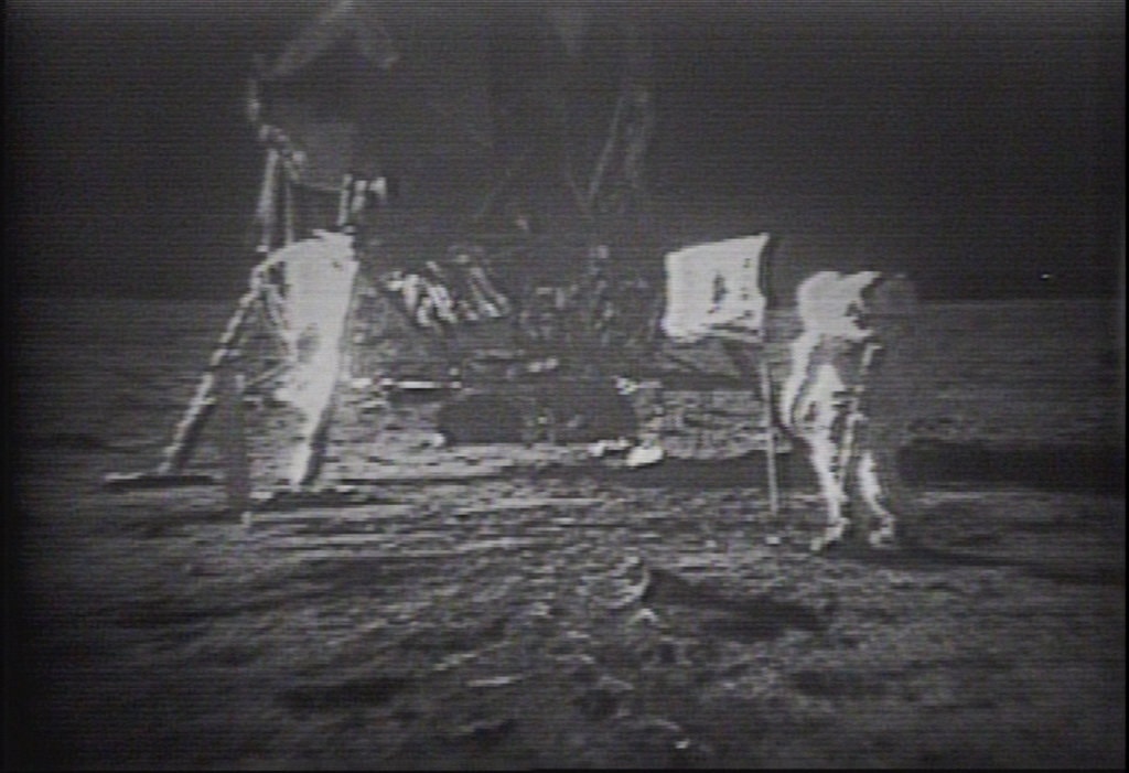 lunar-landing video footage tapes being auctioned on Saturday